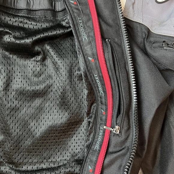 Joe Rocket Atomic 4.0 Waterproof Vented Motorcycle Jacket Men's Med Black/Grey - Picture 14 of 16